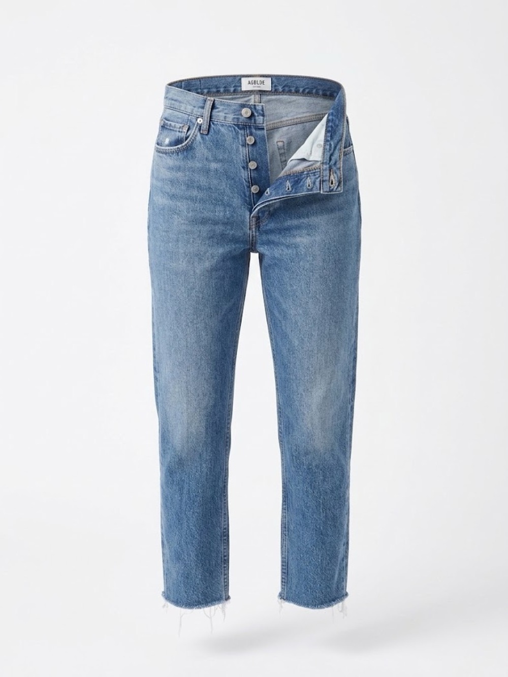 AGOLDE 90's Pinch Waist High Rise Straight Jeans in Navigate